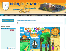 Tablet Screenshot of colegiozazuar.com